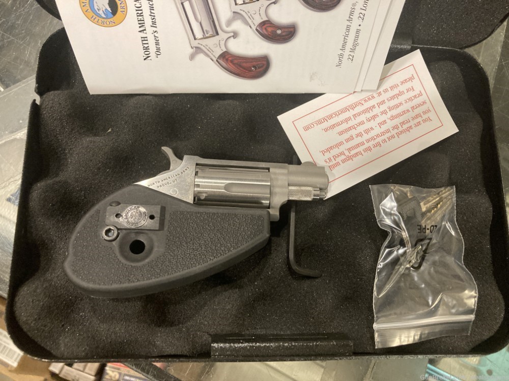 NAA 22 magnum revolver model NAA-22MS-HG w/lock box NIB(no card fees added)-img-1