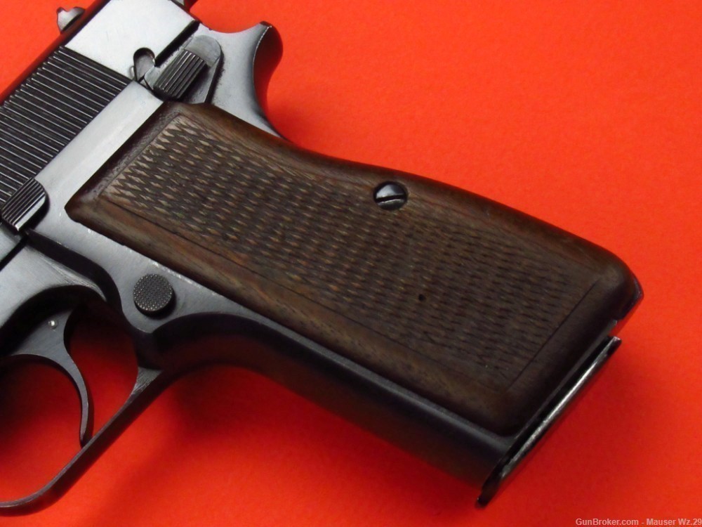Rare 1948  Browning Hi Power Belgian pistol 9mm Luger P38 Mauser FN Herstal-img-4