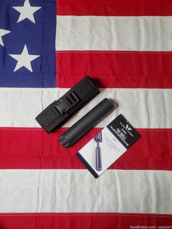 LIKE NEW DEMO WILSON COMBAT QUELL 5.56 SILENCER SUPPRESSOR STAINLESS-img-3