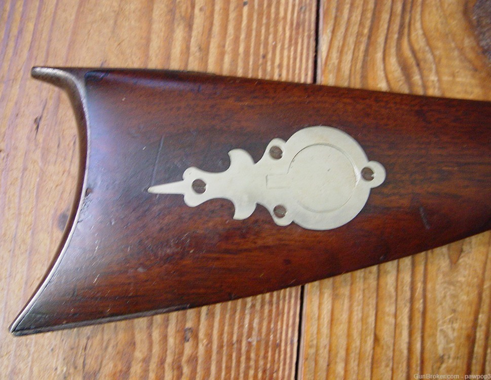 Civil War Era .40 Cal. Target Rifle by Nelson Lewis of Troy, New York-img-17