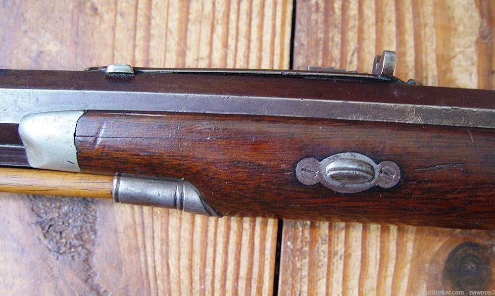 Civil War Era .40 Cal. Target Rifle by Nelson Lewis of Troy, New York-img-7