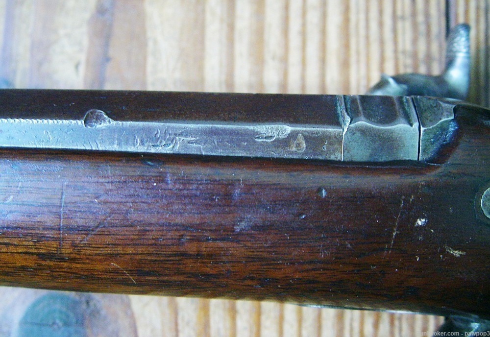 Civil War Era .40 Cal. Target Rifle by Nelson Lewis of Troy, New York-img-5