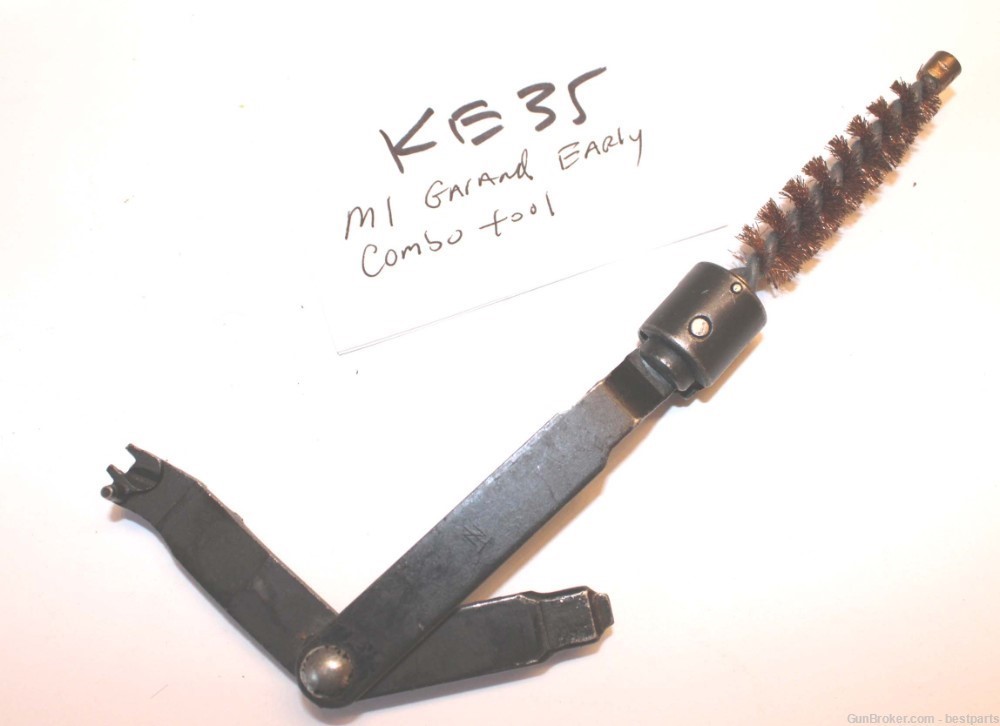 M3A1/M1 Garand Early Combo Tool, W/New Brass Brush – KE35-img-1