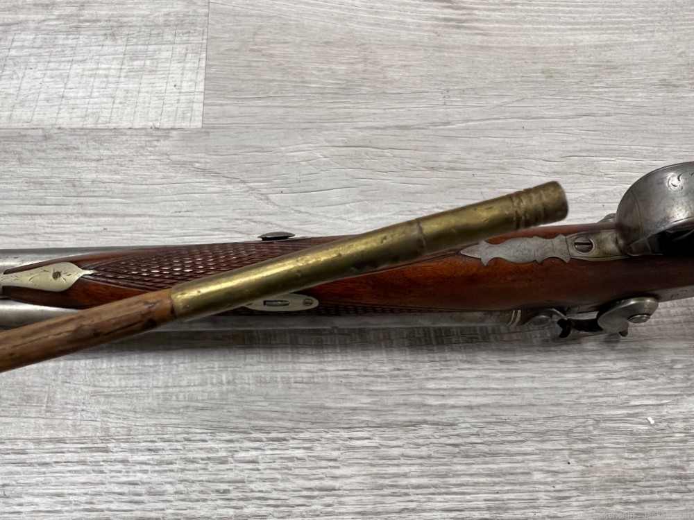 Mid 1800's Antique Spang & Wallace Hammer Percussion Cap SxS Shotgun-img-42