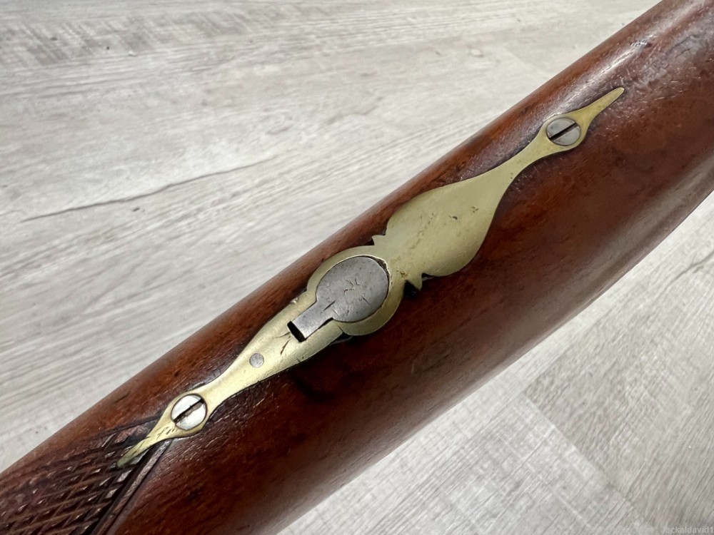 Mid 1800's Antique Spang & Wallace Hammer Percussion Cap SxS Shotgun-img-30