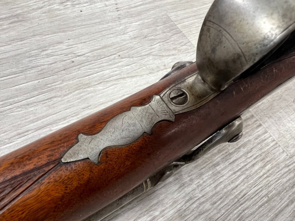 Mid 1800's Antique Spang & Wallace Hammer Percussion Cap SxS Shotgun-img-26