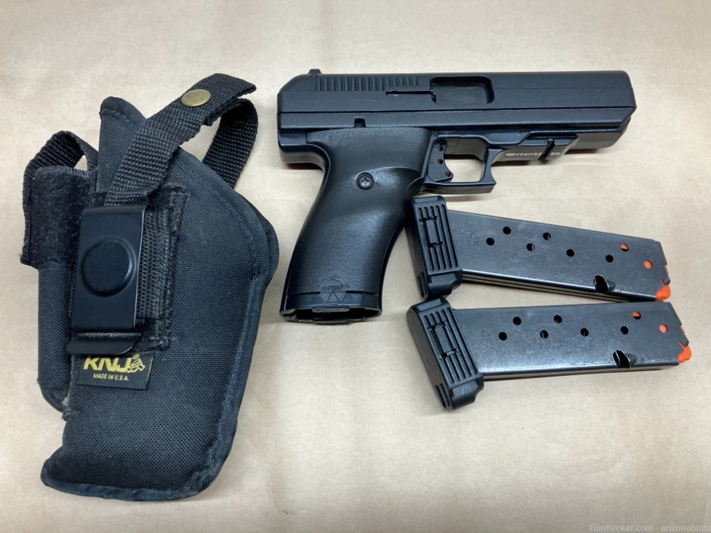 Hi Point JHP 45 ACP 2 Mags and holster.  Free Shipping-img-3