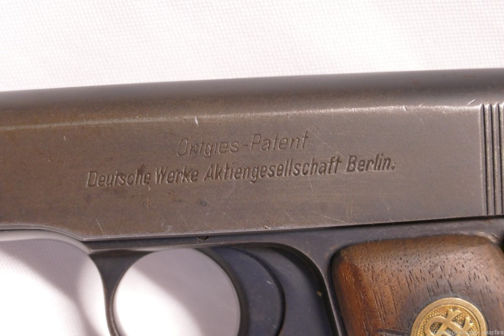 Czech Military Issue Deutsche Werke Ortgies Pistol cal. 32-img-1
