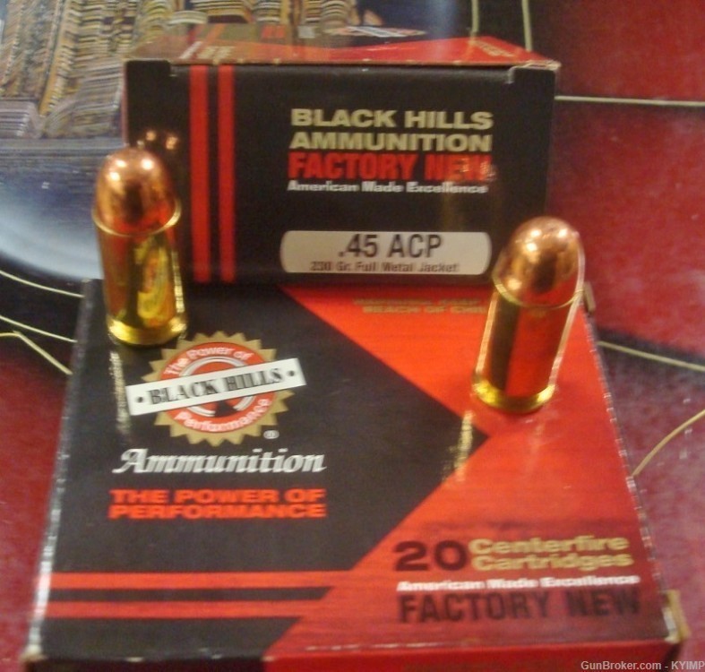 200 BLACK HILLS 45 acp FMJ 230 grain Full Metal Jacket NEW ammunition-img-0