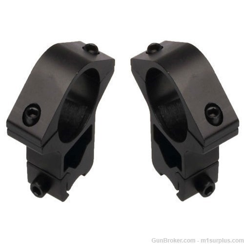 Scope Mount Rings Fits 3/8" Dovetail on Rossi Pump Action 22 Gallery Gun-img-0