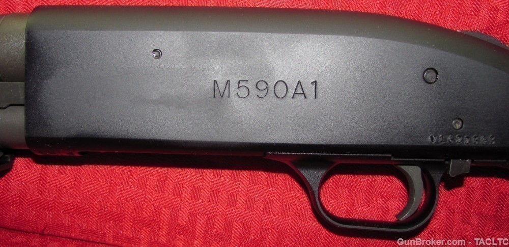 MOSSBERG 590A1 TACTICAL 12 GA W/MLOK FOREGRIP STEEL TRIGGER GUARD NIB -img-2