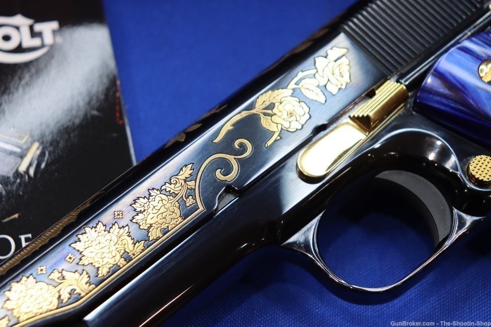 Colt 1911 LADY OF GUADALUPE Pistol 38 SUPER 1 of 300 Mexico GOLD ENGRAVED-img-5