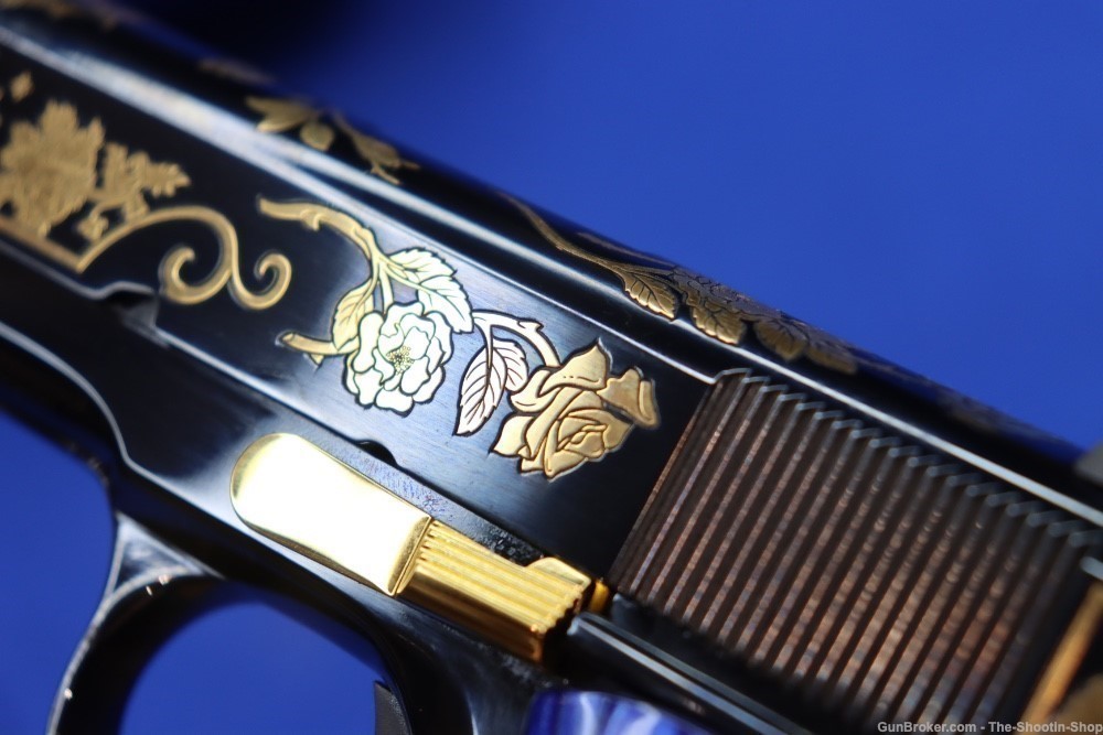 Colt 1911 LADY OF GUADALUPE Pistol 38 SUPER 1 of 300 Mexico GOLD ENGRAVED-img-41