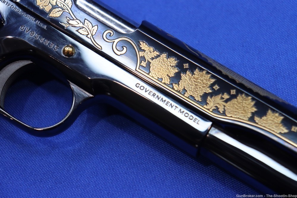 Colt 1911 LADY OF GUADALUPE Pistol 38 SUPER 1 of 300 Mexico GOLD ENGRAVED-img-15