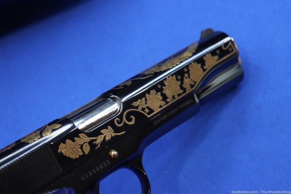 Colt 1911 LADY OF GUADALUPE Pistol 38 SUPER 1 of 300 Mexico GOLD ENGRAVED-img-37