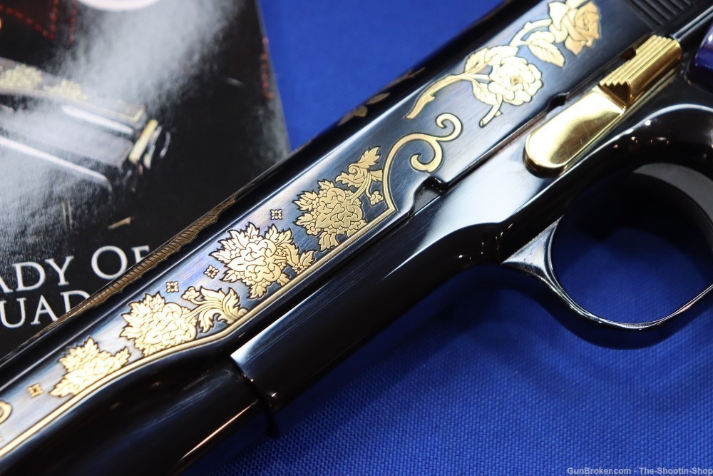 Colt 1911 LADY OF GUADALUPE Pistol 38 SUPER 1 of 300 Mexico GOLD ENGRAVED-img-4