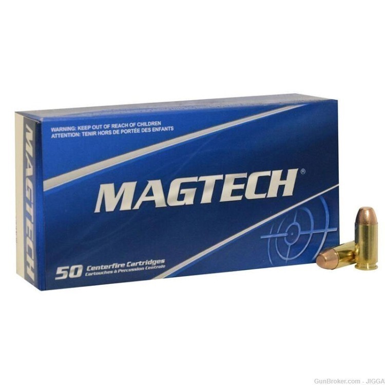 Magtech .40 S&W Ammunition 50 Rounds FMJ 165 Grains-img-0