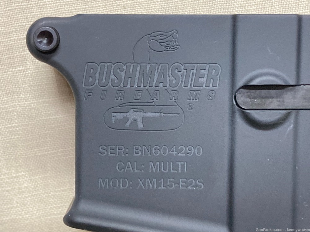 AR-15 Bushmaster XM-15 complete lower receiver w/ 5# trigger M4 stock-img-1