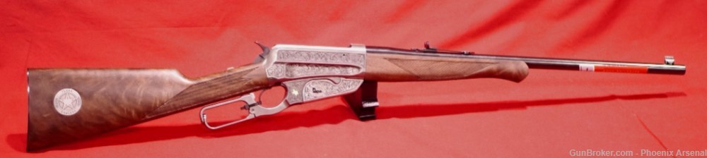 RARE Texas Ranger Winchester 1895 30-06 Colt 1911 45 ACP Set Matching SN-img-2