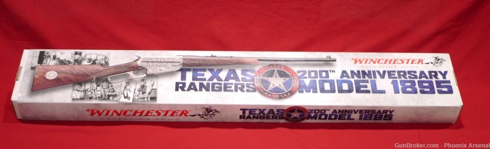 RARE Texas Ranger Winchester 1895 30-06 Colt 1911 45 ACP Set Matching SN-img-7