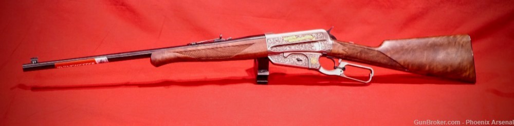 RARE Texas Ranger Winchester 1895 30-06 Colt 1911 45 ACP Set Matching SN-img-1