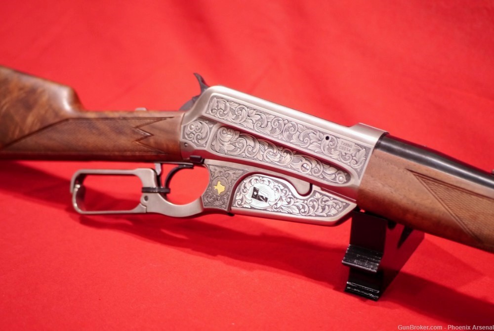 RARE Texas Ranger Winchester 1895 30-06 Colt 1911 45 ACP Set Matching SN-img-3