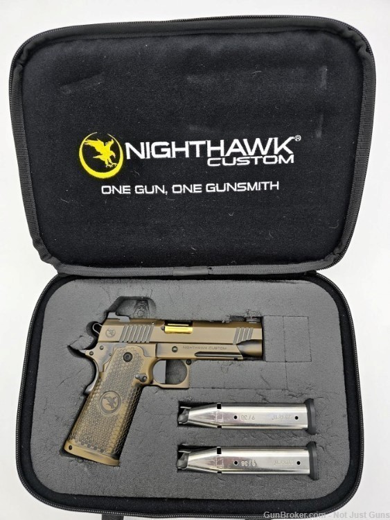 Nighthawk Custom, Warhawk Double Stack, 9mm Semi auto pistol, 4.25" Barrel,-img-0