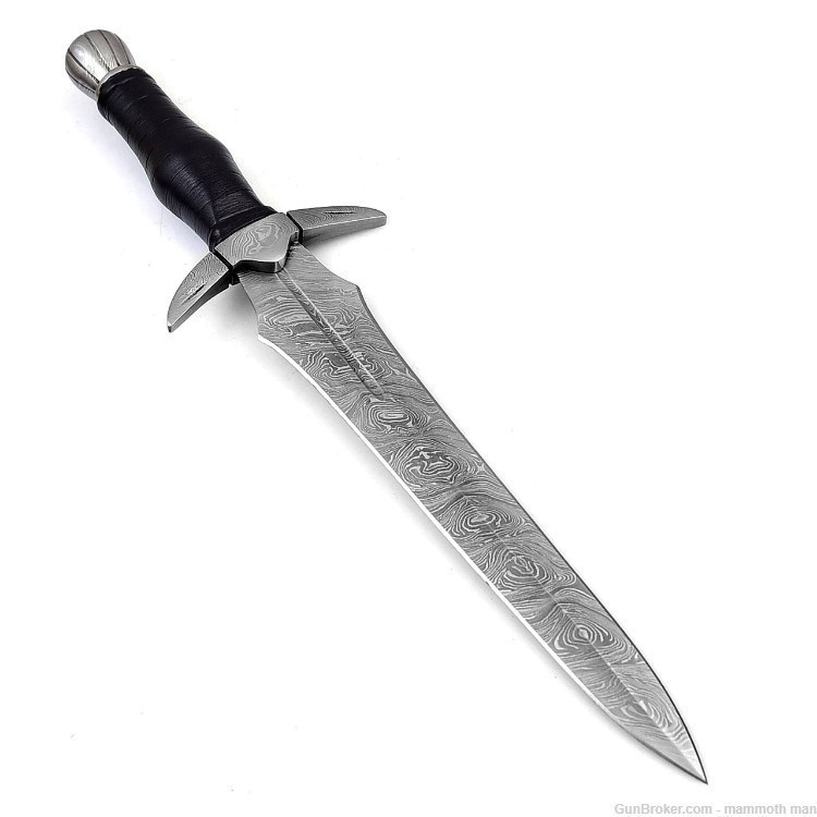Medieval Damascus Steel dagger-img-2