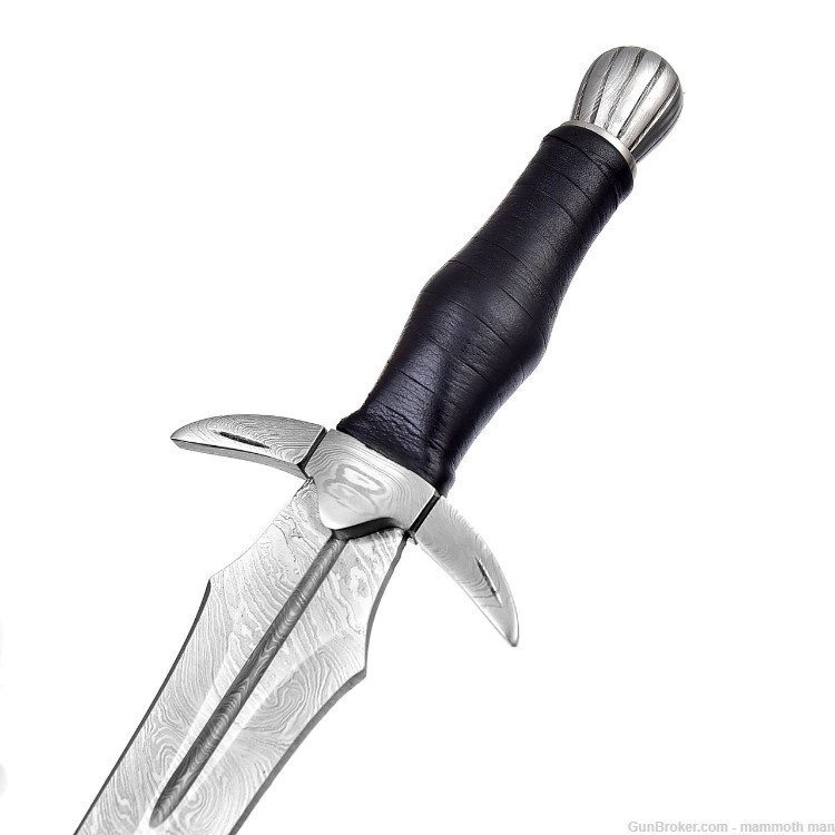 Medieval Damascus Steel dagger-img-1