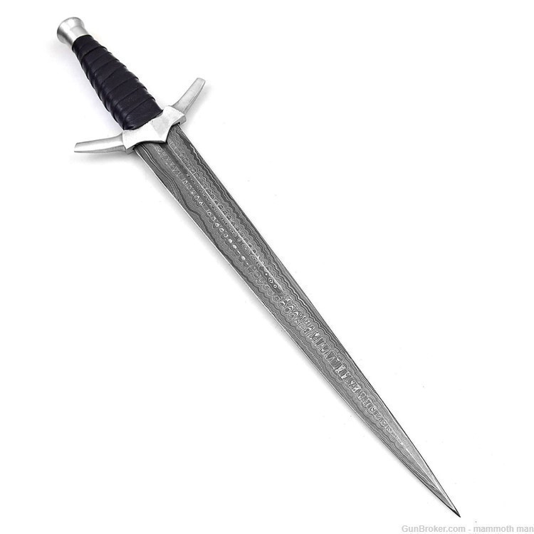 Damascus Folded Steel Viking Sword-img-1