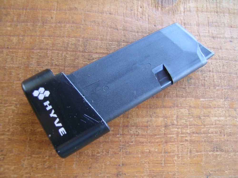 Glock Factory 43 9mm Magazine with HYVE +2 Base New 8 Rd-img-0