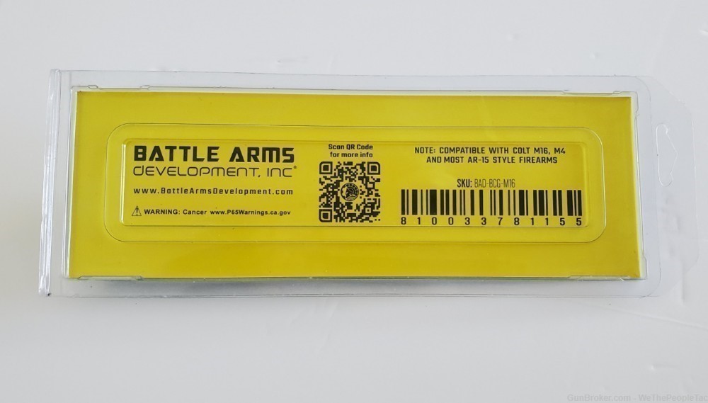 Battle Arms Development M16 Bolt Carrier Group Full Auto Rated Staked MPI-img-3