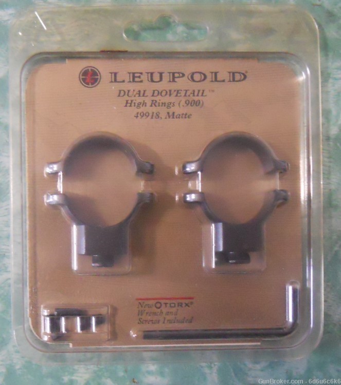 LEUPOLD - 1" dual dovetail ring set...high/matte-img-0