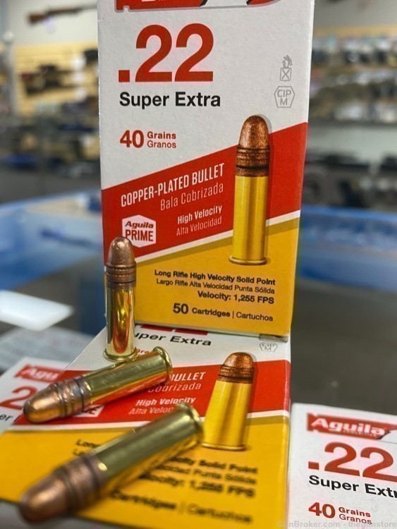 Aguila SUPER EXTRA .22LR 22 LR Ammo - 250Rds of GREATNESS High Velocity -img-2