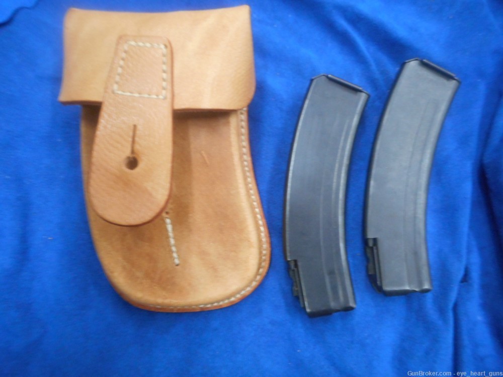  Czech VZ-61 Scorpion SMG magazine set with pouch 20rd 7.62x25, army marked-img-0