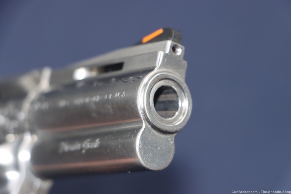 Colt Model Python Revolver Premier Grade ENGRAVED 357 Mag 3" Stag Grips SS-img-43