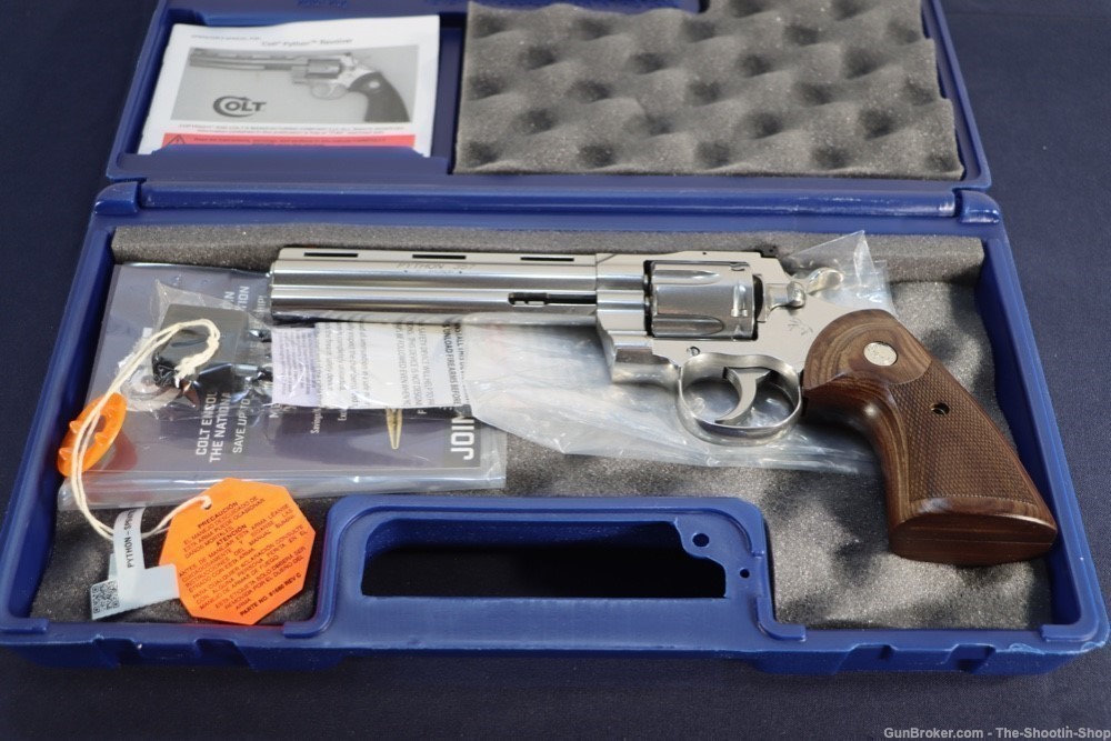 Colt Model Python Stainless 357 Magnum Revolver 6" 357MAG NR DA SA 357 MAG-img-18