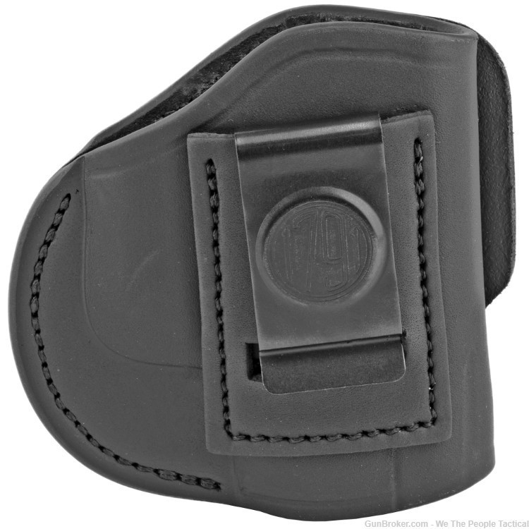 1791 4 Way Holster Size 4 IWB or OWB Holster Matte Black Leather NEW-img-1