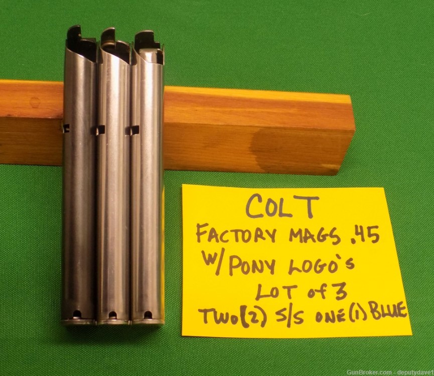 COLT 1911 Government 45 OEM Factory Magazine (Lot of 3)-img-3