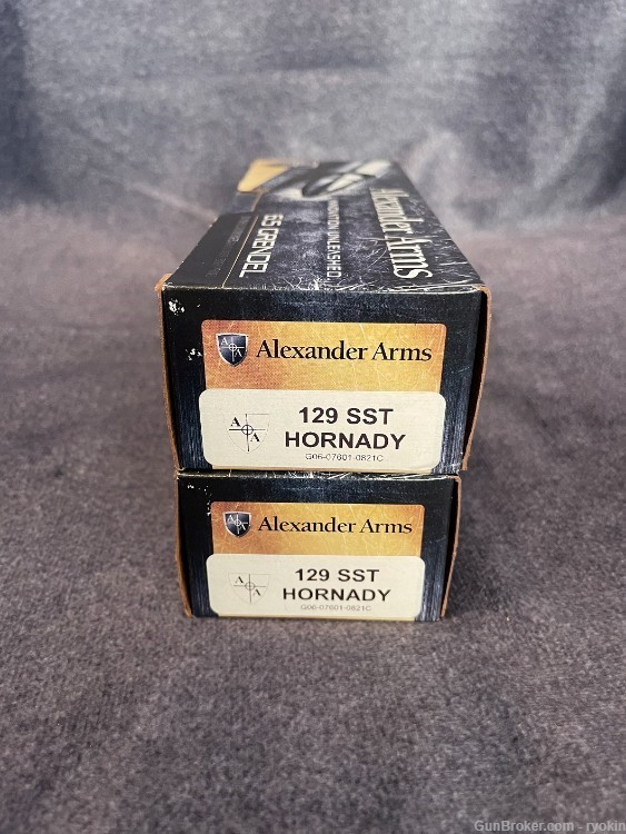 40 Rounds of Alexander Arms 6.5 Grendel 129 gr. SST-img-0