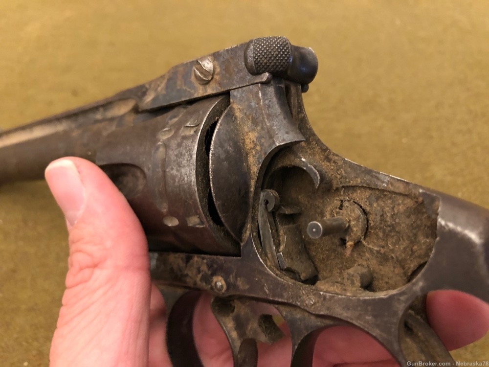Antique No FFL Smith & Wesson .44-40 Frontier large frame topbreak revolver-img-8