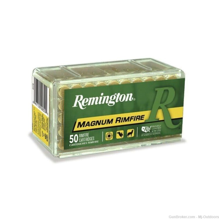 Remington Magnum Rimfire Ammunition .22 WMR 40 gr JHP 1910 fps 250rds-img-1