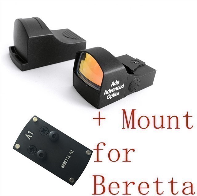 RD3-009 HANDGUN Compact Micro Red Dot Sight + BERRETA A1 MOUNT-img-0