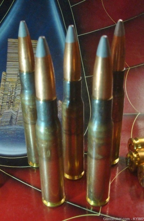 5 USGI DM .50 BMG 660 grain M8 API 50 Caliber Barrett ammunition-img-0