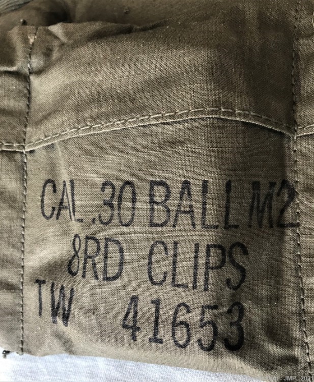 30.06 USGI Lake City M2 Ball 150 Gr FMJ 48 ROUNDS in 6 Clips & Bandolier-img-1
