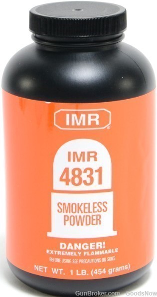 IMR 4831 Smokeless Powder 1 lbs IMR4831 4831 IMR IMR4831-img-0