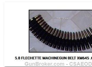 EXPERIMENTAL  FLECHETTE MACHINE GUN BELT COLLECTION -img-7