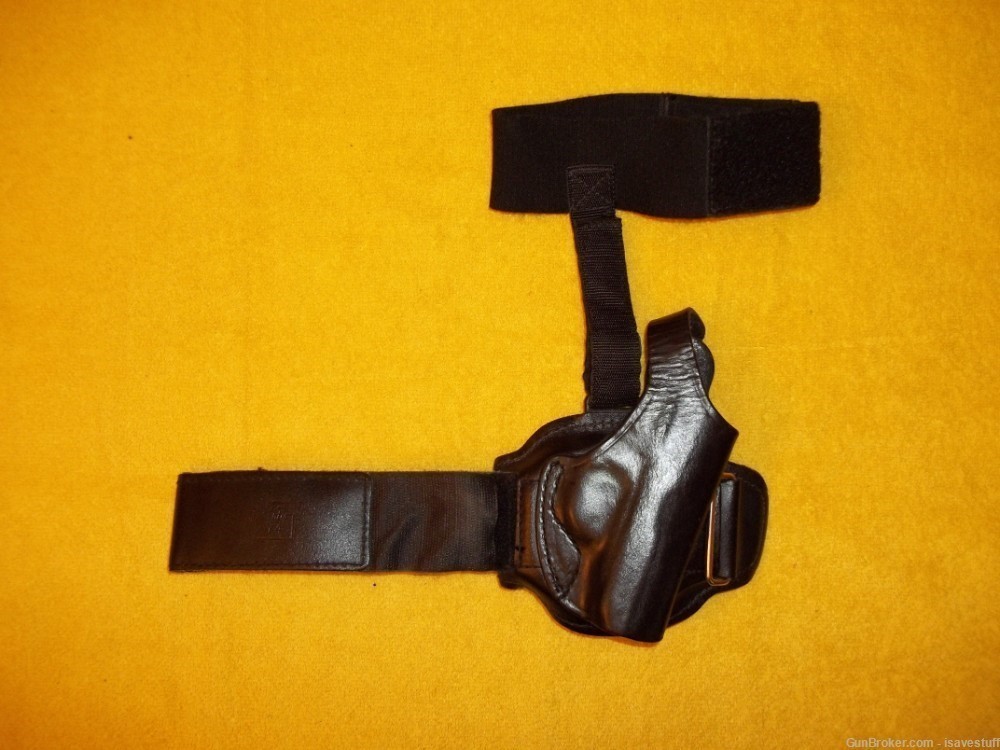 Walther PPK PPK/S Desantis R/H Leather ANKLE Holster Colt Pony & Pocketlite-img-3