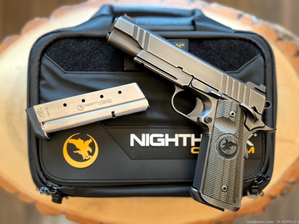 NIGHTHAWK 1911 TROOPER RECON GOVERNMENT SMOKED NITRIDE 5" BBL 9MM-img-3