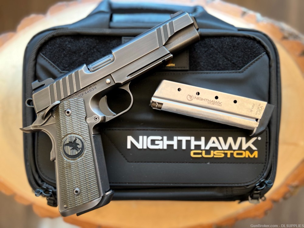 NIGHTHAWK 1911 TROOPER RECON GOVERNMENT SMOKED NITRIDE 5" BBL 9MM-img-2